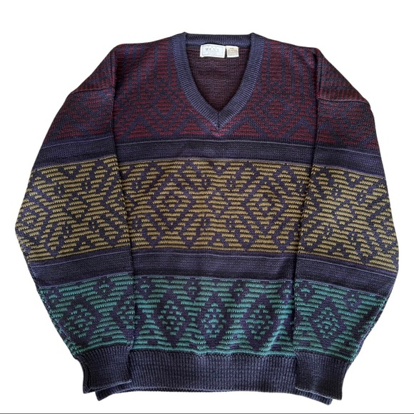 Vintage 90s Oversized Grandpa Sweater